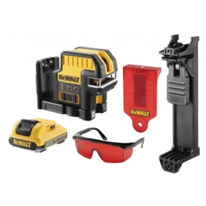 Nivela laser cu 2 puncte in cruce DeWalt DCE0822D1R, rosu, 30 m, Li-Ion, 10.8V, 2 Ah - Img 3