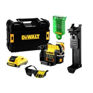 Nivela laser cu 5 puncte in cruce DeWalt DCE0825D1G, verde, 15 m, Li-Ion, 10.8V, 2 Ah - Img 2