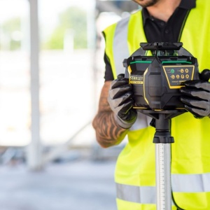 Nivela laser rotativa Stanley RL750L, pentru santier, linie laser de culoare verde - Img 7