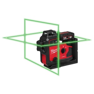 Nivela laser verde cu aliniere automata Milwaukee 360°, in 3 planuri, model M12 A3PLO-401C - Img 16