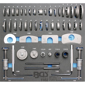 Organizator pentru carucior BGS, 50 piese presat cilindrii frana, 2/3 sertar