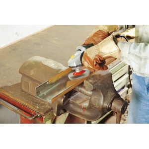 Perie Wolfcraft 2705000, tip disc conic, D 100 mm, pentru polizoare unghiulare, filet M14 sarma ondulata - Img 2