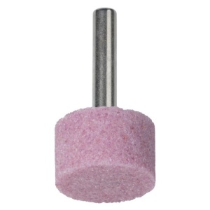 Piatra de slefuit cilindrica Wolfcraft 2172000, prelucrare mixta, ax prindere 6 mm, diametru 24 mm - Img 2