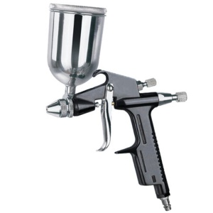 Pistol de vopsit mini cu cupa sus