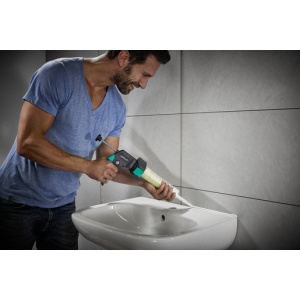 Pistol mecanic pentru silicon compact Wolfcraft MG 310, 160 kgf - Img 8