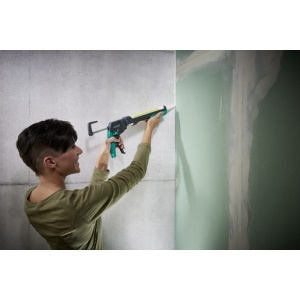Pistol mecanic pentru silicon Wolfcraft MG 400, maner Ergo, 180 kgf - Img 6