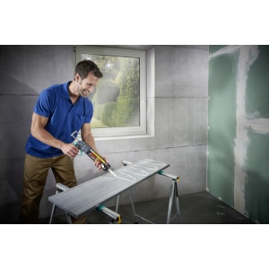 Pistol mecanic pentru silicon Wolfcraft MG 550, 220 kgf - Img 4