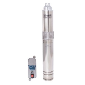 Pompa submersibila cu surub Wasserkonig XW30120, pentru ape curate, diametru 4", putere 1500 W, debit 3000 l/h, inaltime refulare 120 m - Img 1