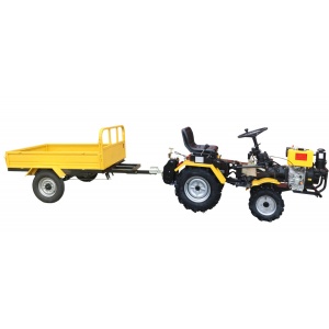 ProGARDEN Campo RM600CT remorca 600kg minitractor, 1 osie, prindere cupla - Img 3