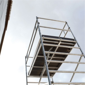ProTUBE L10 Schela mobila profesionala din aluminiu H lucru 9,8m, podina 120 x 240 cm - Img 5