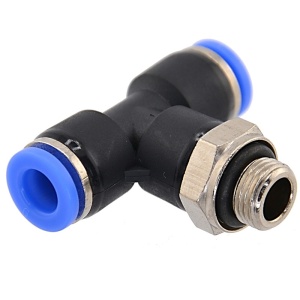 Racord automat push-in tip T, filet 1/4", pentru furtun 8mm FIAC