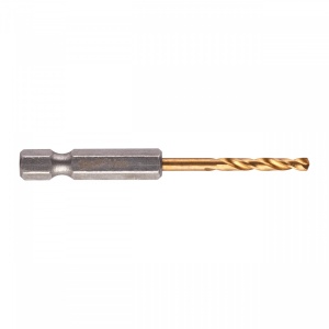 RED HEX - Burghie SHOCKWAVE™ HSS-Ground Titan pentru metal Milwaukee Ø 3x23x65 mm - blister 2 buc