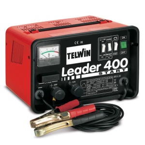 Redresor baterii si robot de pornire Telwin LEADER400START, tensiune incarcare 12/24 V, capacitate baterii Pb/START/STOP 20-700 Ah, incarcare rapida
