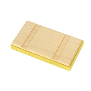 Rezervă drișcă din lemn cu baza poliuretanică - 18×33