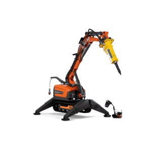 Robot demolator Husqvarna DXR 305 P3, 27kW, raza de actiune (sus) 5.2m, 1960kg - Img 1