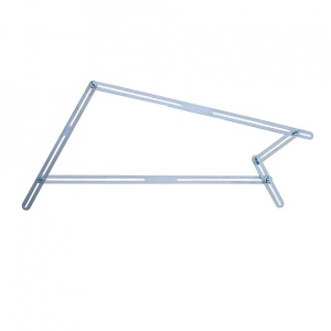 Sablon unghiular pentru trepte 13 sine de aluminiu - Img 1