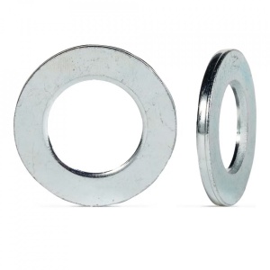 Saibe plate DIN 125 ZN, M16, 100 bucati, zincate electrolitic - Img 2
