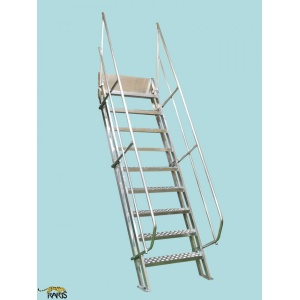 Scara aluminiu RARIS, fixa, la 60 grade, tip ET60 - Img 2