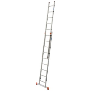 Scara culisanta din aluminiu Monto "Fabilo", 2x9 trepte - Img 1