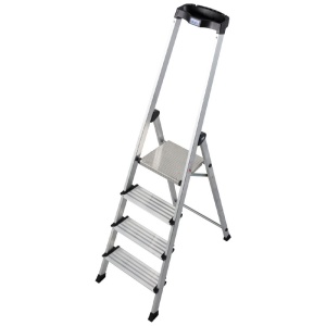 Scara Monto "Safety Plus Line" dubla cu trepte pe o parte, 4 trepte - Img 1