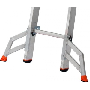 Scara multifunctionala cu functie de egalizare din aluminiu Monto "Tribilo", 3x10 trepte - Img 8