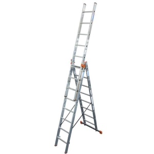 Scara multifunctionala din aluminiu Monto "Tribilo", 3x9 trepte - Img 1