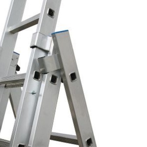 Scara multifunctionala din aluminiu Stabilo, 3x9 trepte, cu functie de egalizare - Img 7