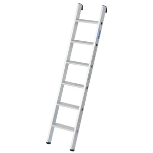 Scara simpla din aluminiu cu trepte late STABILO, 6 trepte - Img 1