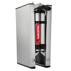 Scara telescopica cu platforma, Telesteps, 3 trepte 65mm, inaltime max. platforma 0.88m, inaltime max. de lucru 2.88m, tip Solid Line - Img 4