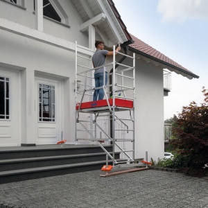 Schela Climtec 0,6 x 1.5m, aluminiu, inaltime lucru 5 m, modul 0+1 - Img 4