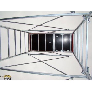 Schele , profesionale, mobile, din otel, suprafata podina 1.6x0.7m, Hlucrumax: 4.5-13.5m, tip S1.6 - Img 7