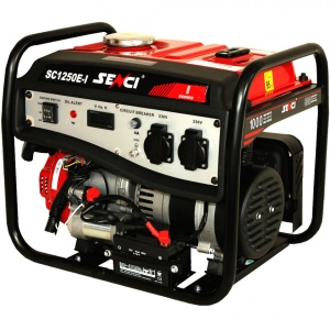 SENCI, Generator curent SC-1250E-LITE, Putere max. 1.0 kW, 230V, AVR, motor benzina