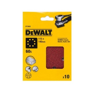 Set 10 foi abrazive DeWalt DT3002, 1/4, 115x140 mm, G60 - Img 2
