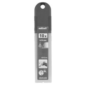Set 10 lame detasabile Wolfcraft 4312000, profi 7 segmente, inaltime lama 25 mm, grosime lama 0, 7 mm - Img 2