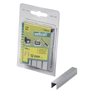 Set 1000 capse plate Wolfcraft 7042000, tip 053, 12 mm, blister dublu