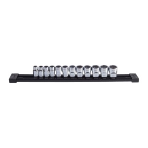 Set 12 chei tubulare scurte in 12 puncte Milwaukee 3/8", sistem metric
