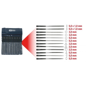 Set 12 pile KS Tools ac cu mâner din material plastic - Img 3