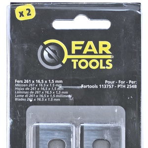 Set 2 cutite FarTools PTH254B 261 x 16.5 x 1.5 mm, pentru masina de rindeluit si degrosat - Img 3