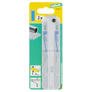 Set 2 panze pentru fierastrau pendular Wolfcraft 3538000, prindere in U, pentru metal, adancime taiere 1 - 3 mm - Img 2