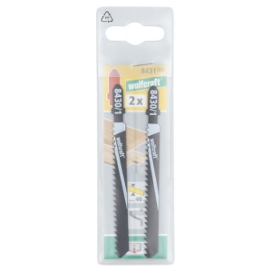 Set 2 panze pentru fierastrau pendular Wolfcraft 8431000, prindere in T, pentru lemn, adancime taiere 40 mm - Img 2