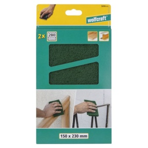 Set 2 pasle Wolfcraft 5898000, 150x230 mm, grosier, granulatie 280 - Img 4