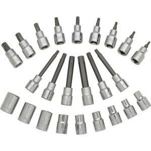 Set 24 capete insurubare torx Stanley STMT1-74176, antrenare 1/2", in modul pentru sertare - Img 2
