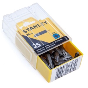Set 25 biti Stanley 1-68-949, 25 mm, 1/4", PZ2 - Img 2
