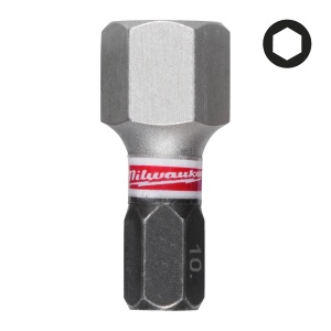 Set 3 biti de impact Milwaukee Shockwave Impact Duty™, Hex10mmx25mm - Img 1