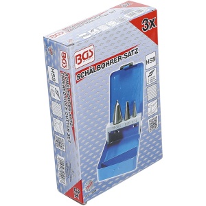 Set 3 burghie conice HSS, 3 - 30.5 mm, BGS - Img 3