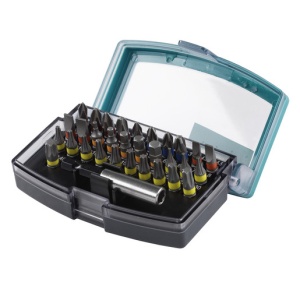 Set 32 piese cu biti Wolfcraft hex 1/4", 25 mm - Img 1