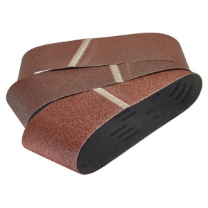 Set 5 benzi de slefuit Wolfcraft 8417000, pentru lemn si metale, Gr. A40, A80, A120 , 75x533 mm