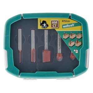 Set 5 freze Wolfcraft 8753000, in cutie de plastic - Img 5