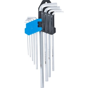 Set 9 chei imbus extra lungi tip L, 1.5-10 mm BGS - Img 4