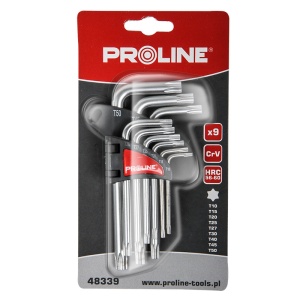 SET 9 CHEI NEGATIVE CR-VA TORX - 9P. T10-T50 - Img 2